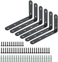 Alise 6Pcs Floating Shelf Brackets by Alise