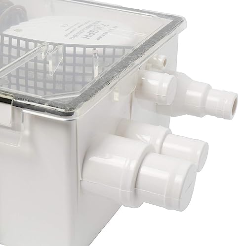 NovelBee 12V Boat Shower Sump Pump Box Marine, 750 GPH Shower Bilge Pump Kit - Image 7