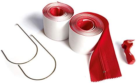 ZipWall PY50 Dust Barrier Plastic Sheeting, 3 mil & ZipWall Heavy-Duty Zipper - Image 5