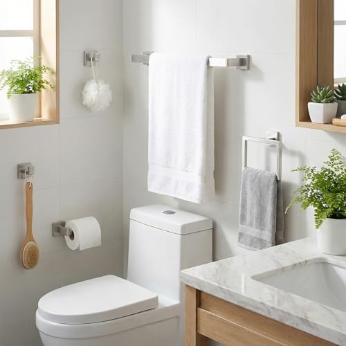 5 Piece Bathroom Towel Bar Set - Image 2