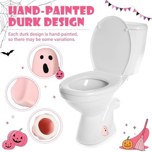 Wonderjune 2 Pack Toilet Bolt Covers Ceramic Bathroom - Image 3