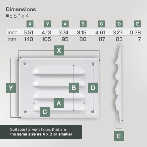 Vent Systems 5.5" x 4" Inch - Image 2