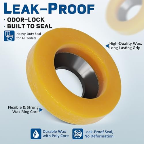 NEEXAN Toilet Wax Ring Kit, Universal Fit - Image 6