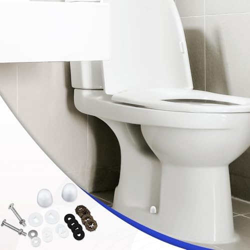 Toilet Floor Bolts and Caps Set, Universal Toilet Flange Repair Kit Stainless - Image 7