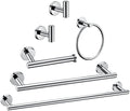6 Pieces Polished Chrome Bathroom Hardware Accessories Set Hand Towel Ring by Meetuniquestylesandneeds