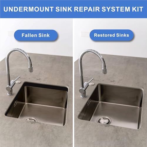 4Pcs Undermount Sink Brackets Sink Repair Kit Adjustable Undermount Sink Support - Image 3