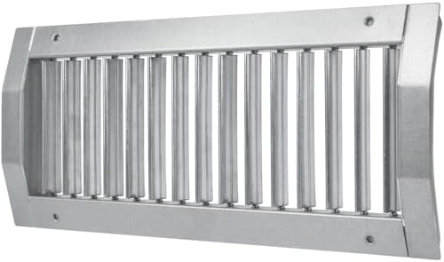 Vent Systems 13" x 5" Inch Galvanized Steel Louvered Air Return Vent Cover by VentSystems