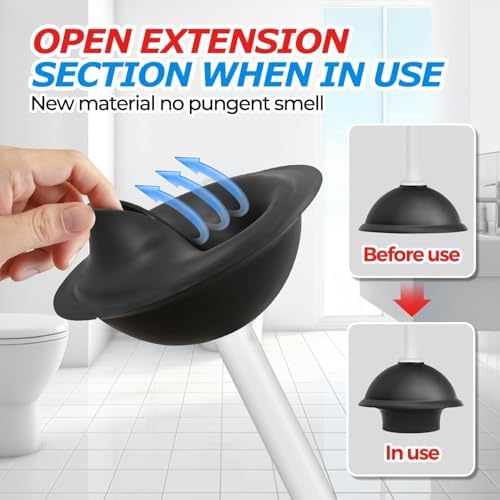 FORASTO 2Pack Toilet Plunger - Image 4