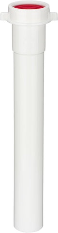 Yariwiz White Sink Drain Extension Thread Pipe1 1/2 Inch x 12 inch Length by Yariwiz