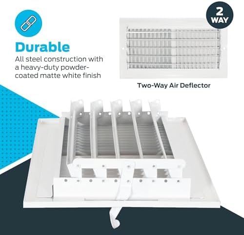 EZ-FLO 12 x 6 Inch Air Vent Cover - Image 5