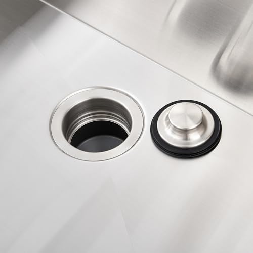 Luxier GD02-B Kitchen Sink Garbage Disposal Flange and Stopper in Brushed - Image 6