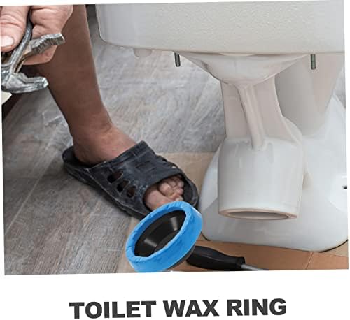 Holibanna 2Pcs Toilet Wax Ring Replacement Kit Durable High Polymer Seal - Image 6