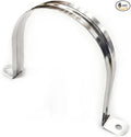 304 Stainless Steel Two-Hole Pipe Strap by Unknown