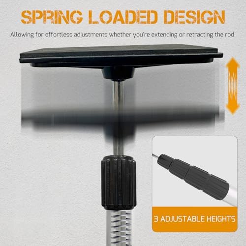 4 Pack Stainless Steel Zipper Walls Poles Kit, 12FT Retractable Efficient - Image 4