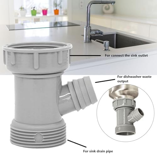Kitchen Sink Drain Pipe Adapter Wye - Image 4