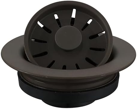 Karran QDFBR Decorative Disposal Flange in Brown, Fits 3.5 Inc Standard Sink by Karran