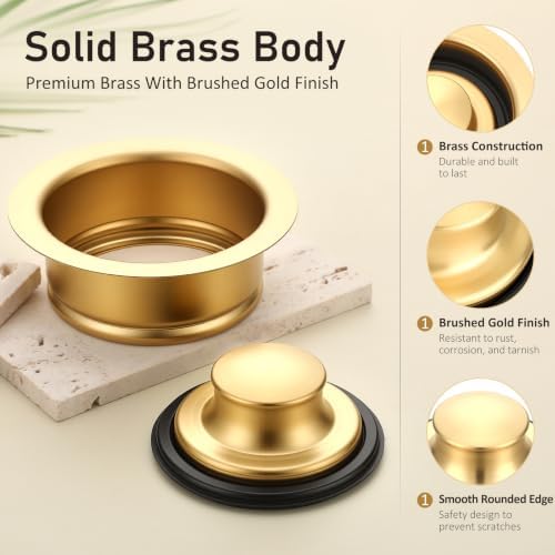 Hicarer Gold Garbage Disposal Flange - Image 5