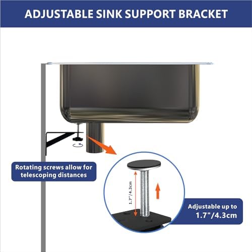 4 Pcs Undermount Sink Brackets, Undermount Sink Support, Undermount Sink Repair - Image 4