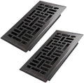 Howeall 4x8 Inches 2 Pack Heavy Duty Walkable Floor Register Easy Adjust Air by Howeall