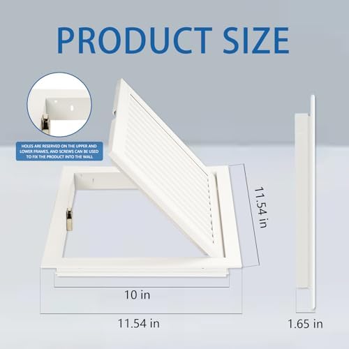 11.5 x 11.5 Louvered Access Panel - Image 2