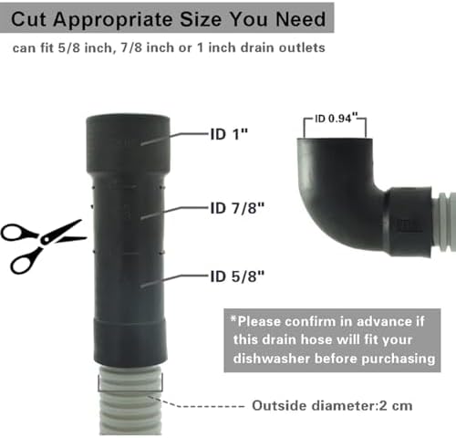 TTFLEX 6FT Dishwasher Drain Hose - Image 2