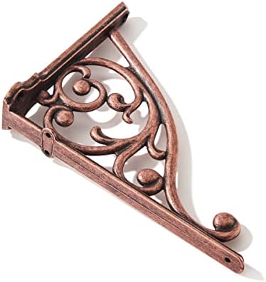 Khtumeware Ornate Decorative Shelf Brackets, 10 inch Big wall Mounted Shelving - Image 2