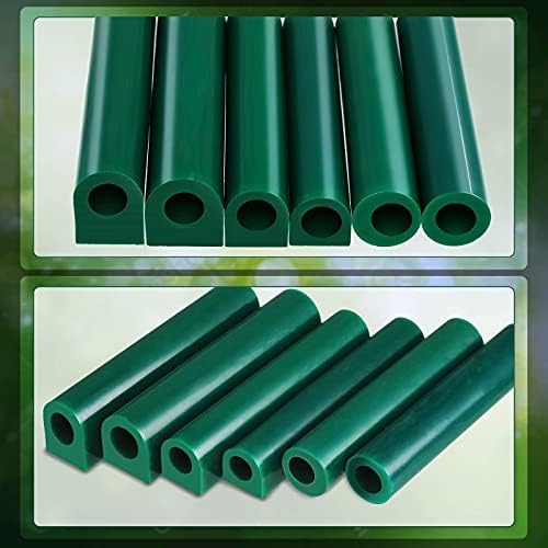 Nuanchu 6 Pcs Carving Wax Ring Tube Green - Image 3