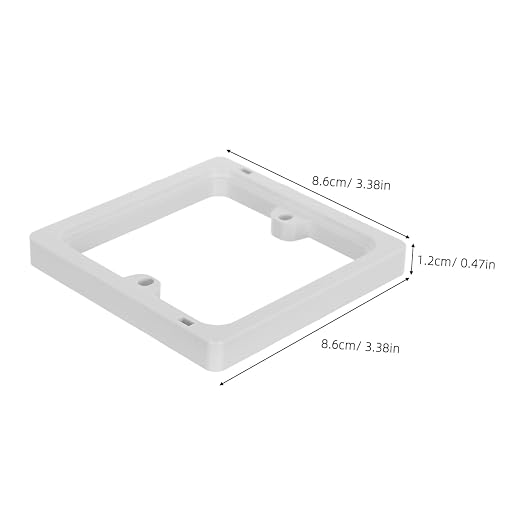 4pcs 86-Type Outlet Box Extension Ring - Image 2