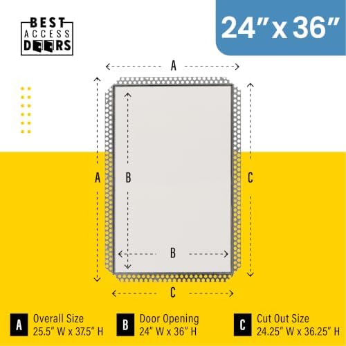 Best 24" x 36" Drywall Inlay Access Panel - Image 2