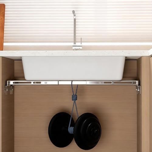 Undermount Sink Brackets Support Kit, Adjustable Heavy Duty Stainless Steel - Image 6