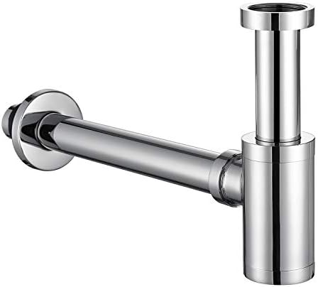 Bottle P Trap 1-1/4 Bathroom Brass Sink Drain Stopper, Lavatory Adjustable - Image 6