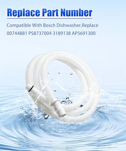00744881 Dishwasher Drain Hose Extension Fits - Image 2