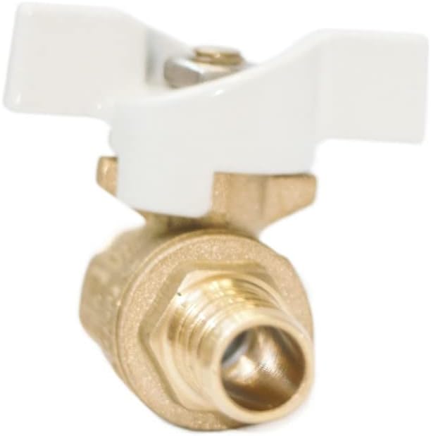 1/2-in Brass Pex Ball Valve, 1/4 Turn Shut Off Valve - Image 7