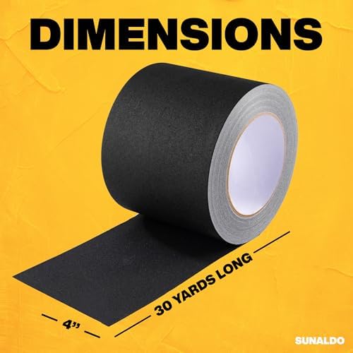 Gaffers Tape Heavy Duty, Easy Rip, No Residue | Black - Image 6