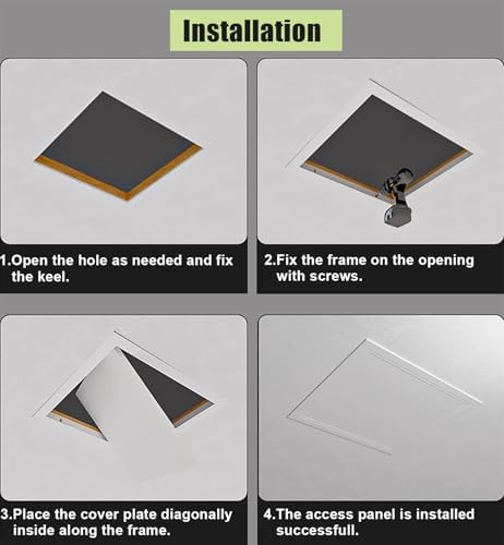 16x20, 16x24 White Pallet-Style Inspection Panel, Ceiling Drywall Access Panel - Image 7