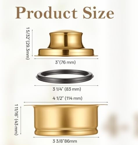 Sink Garbage Disposal Flange and Stopper - Image 2
