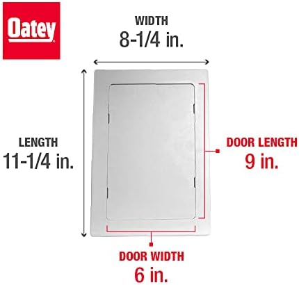 Oatey 34055 Plastic Access Panel, 6-Inch by 9-Inch - Image 3