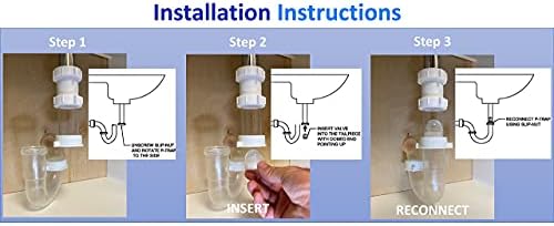 Sink Check Valve to Prevent Sewer Odor and Insect Invasion from a Dry P-Trap - Image 5