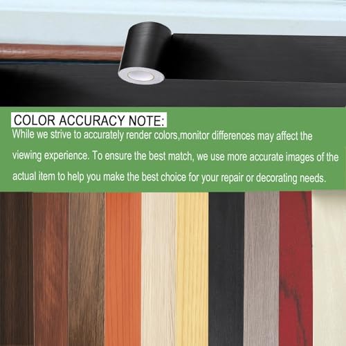 Wood Grain Repair Tape, 5.9 inch X 32ft Self Adhesive Wood Colored Tape - Image 3