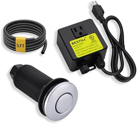 BESTILL Sink Top Garbage Disposal Air Switch Kit by BESTILL
