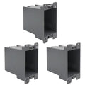 MAKERELE 20 cu 1-Gang Old Work Electrical Outlet Box（3 Pack） | Plastic Junction by MAKERELE