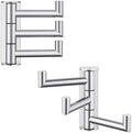Angle Simple Swivel Towel Hooks, Robe Coat Hook 2 Pack, Polished Chrome by AngleSimple