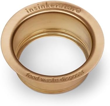 INSINKERATOR Sink Flange for Garbage Disposal, Brushed Bronze by Unknown