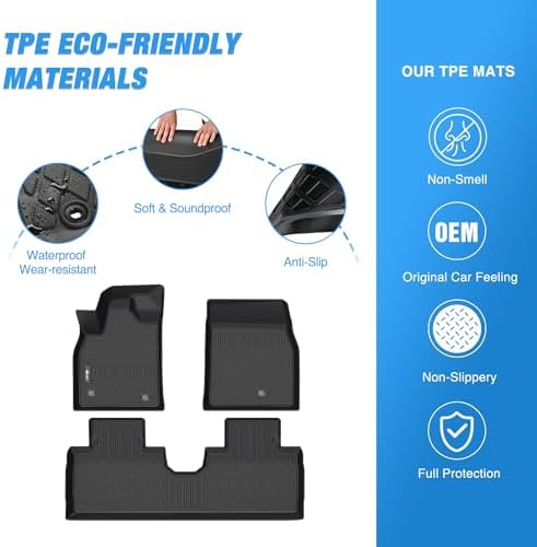 Nilight TPE Floor Mats for Ford Mustang Mach-E - Image 3