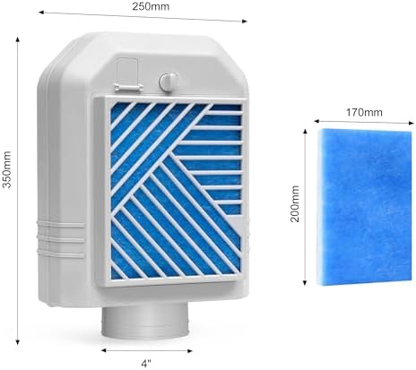 Indoor Dryer Vent, Indoor Dryer Vent Kit NO WATER Designed Safty Reminder - Image 6