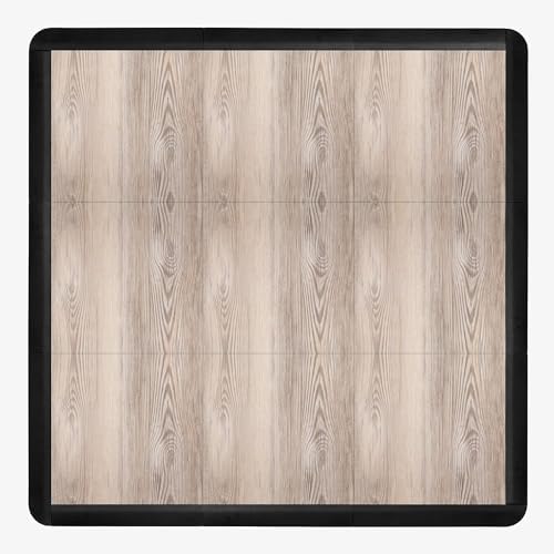 Flooring Inc's 3/8" Thick Interlocking Lightweight Plastic Practice Dance Floor by IncStores