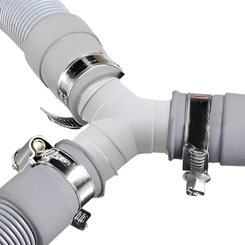 Universal Washing Machine Y-Shaped Drain Hose Splitter Fitting - Image 2