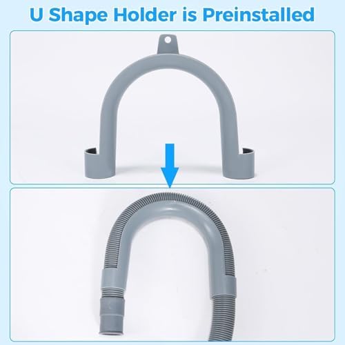 PinkCross Universal Washing Machine Drain Hose Extension, Flexible Washer & - Image 6