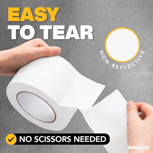 Gaffers Tape Heavy Duty, Easy Rip, No Residue | White - Image 5