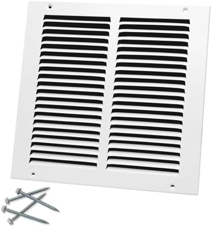 Howeall 10"W x 10"H Steel Return Air Grille, Air Return Vent Cover by Howeall